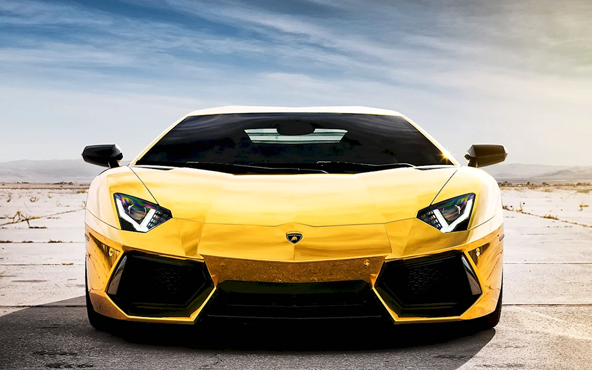 Lamborghini Aventador lp700-4 Золотая
