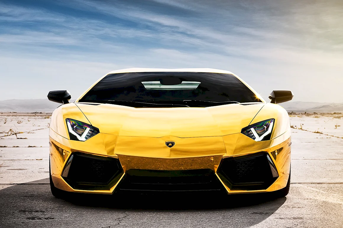 Lamborghini Aventador lp700-4 Золотая