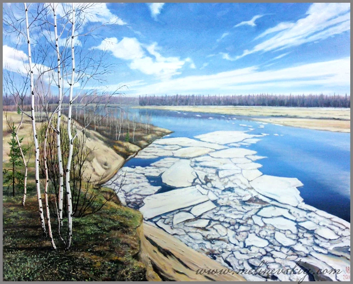 Ледоход картина