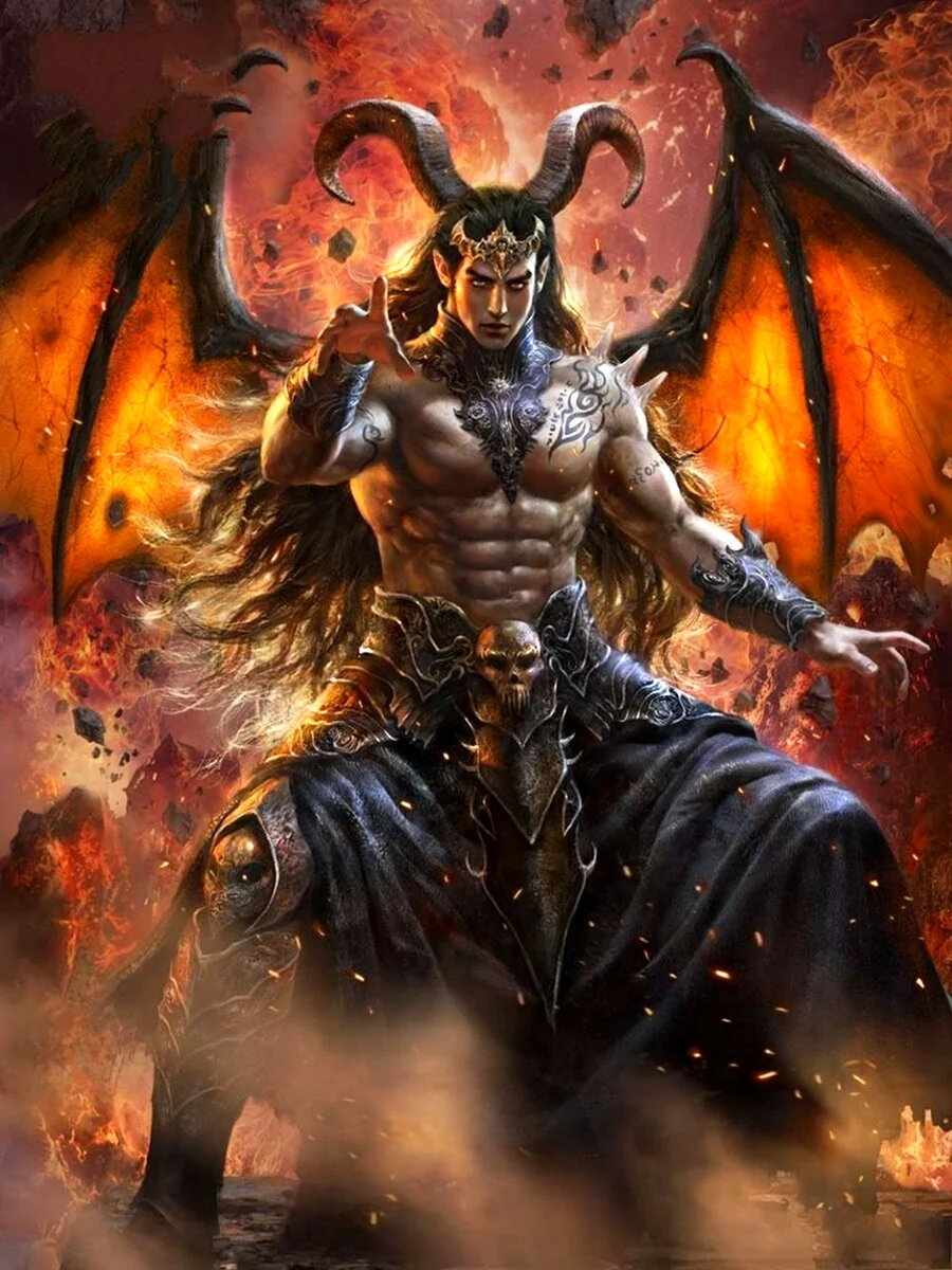 Legend of the cryptids демон мужчины