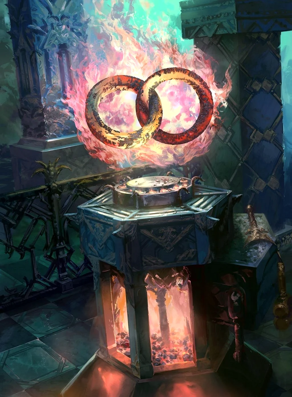 Легендарный артефакт MTG Art