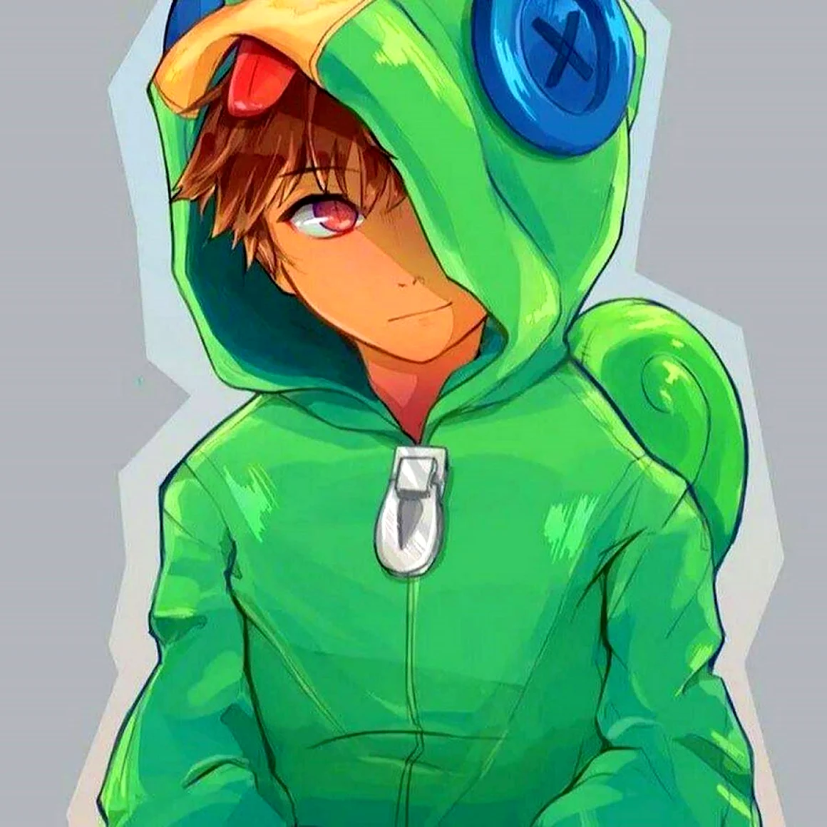 Леон арт Brawl Stars