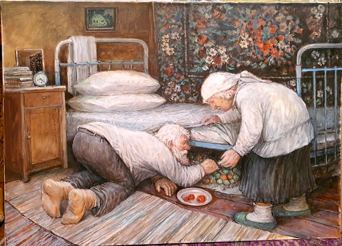 Леонид Баранов художник картины дед да баба
