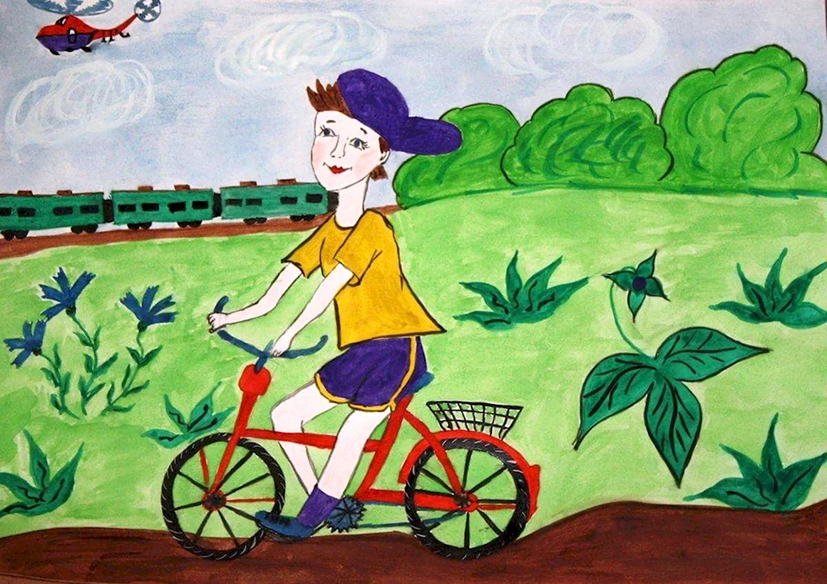 Летние каникулы рисунок