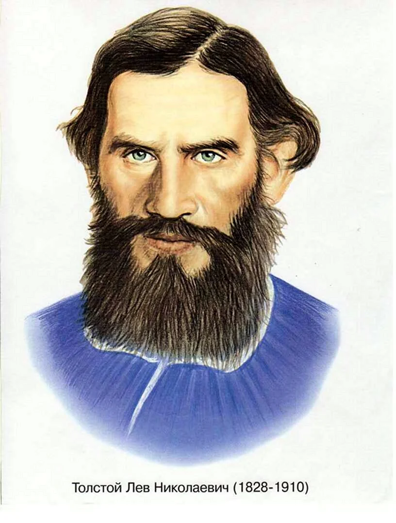 Лев толстой портрет