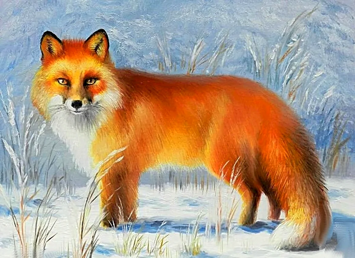 Лиса картина