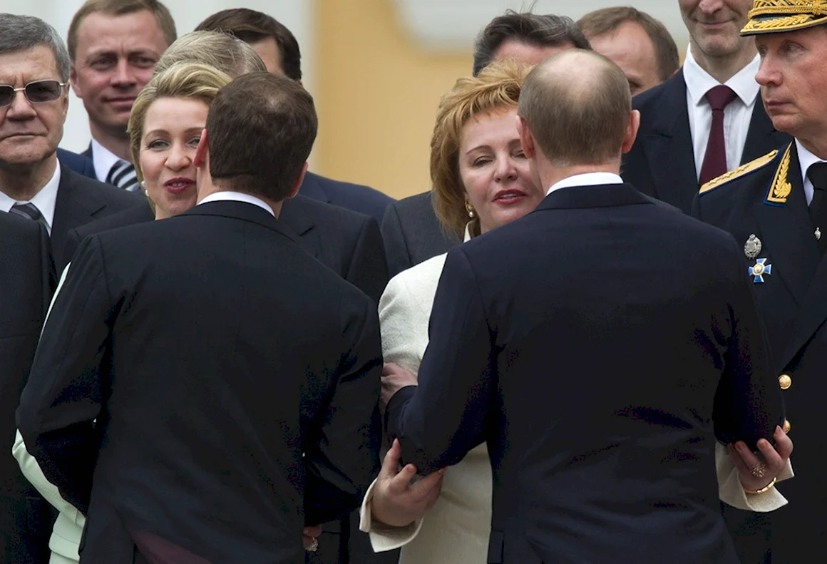 Людмила Путина на инаугурации Путина 2012