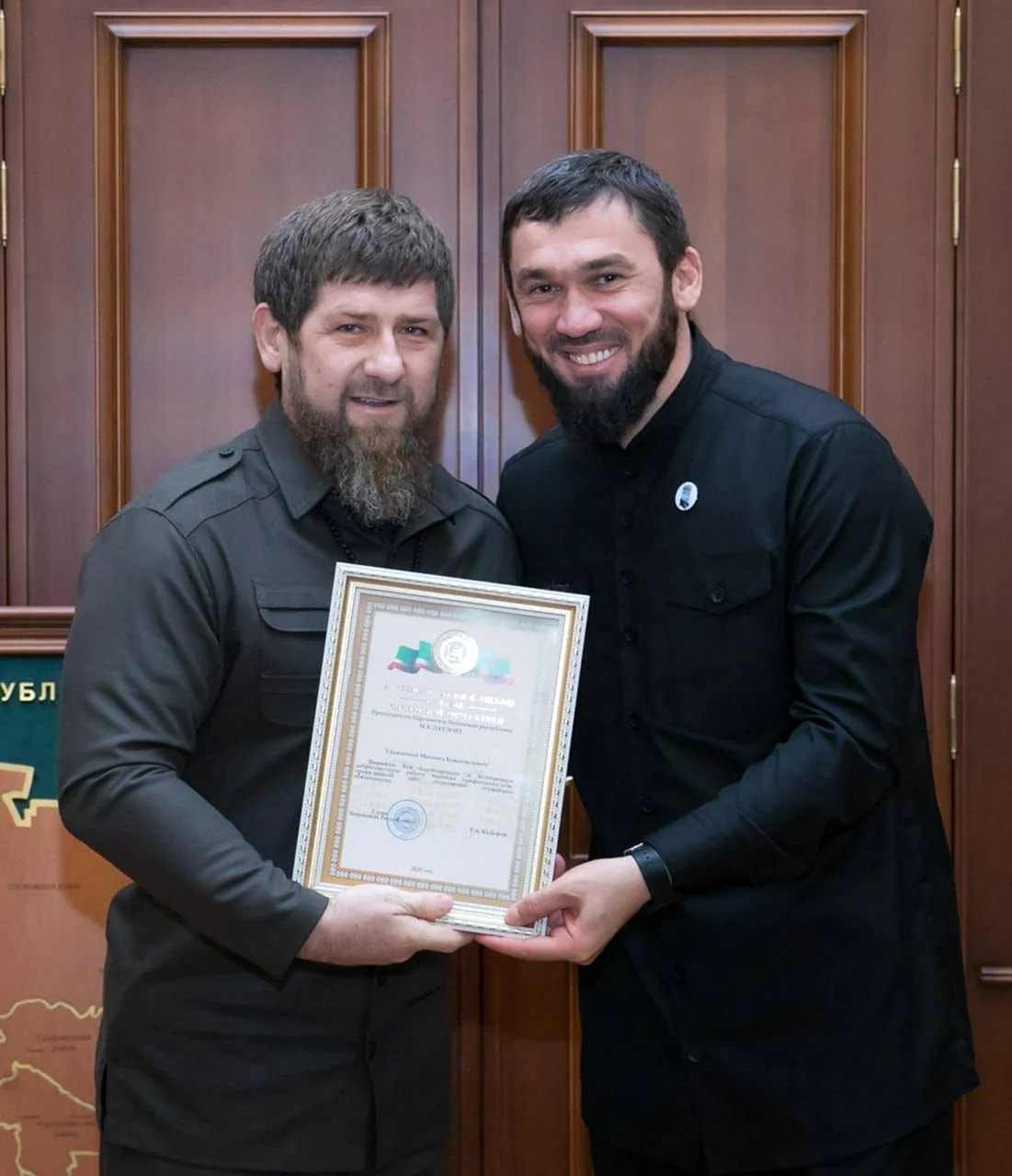 Магомед Даудов и Рамзан Кадыров
