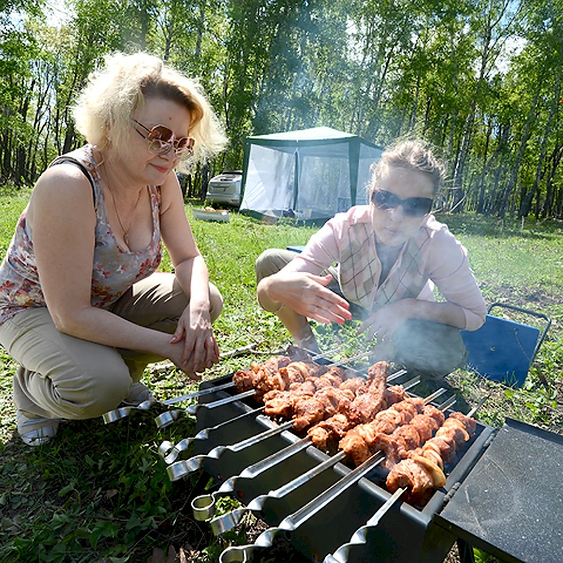 Майские на даче с шашлыками