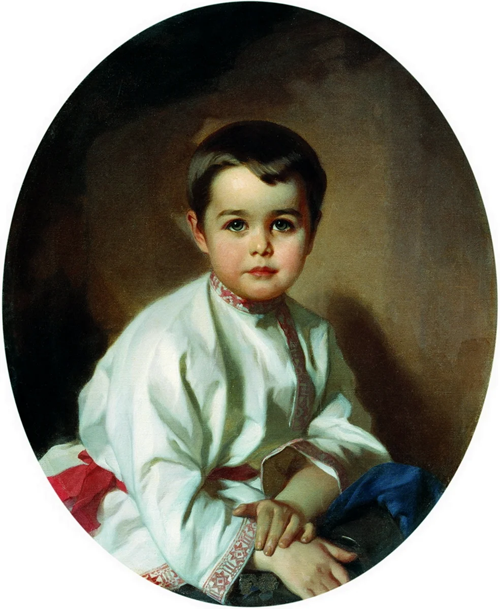 Макаров Иван Кузьмич [1822-1897] детский портрет