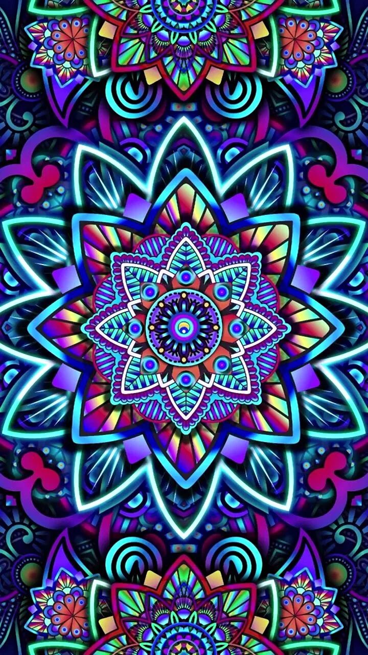 Мандала яркая