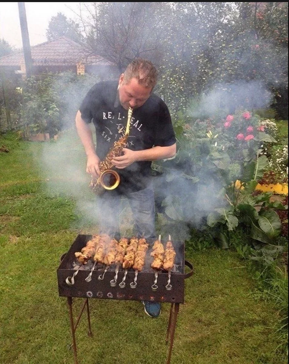 Мангал на природе