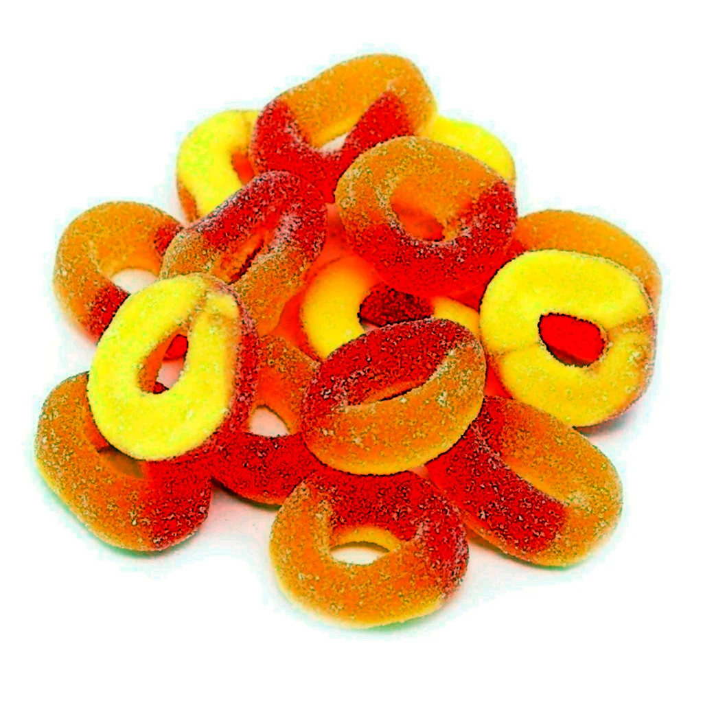 Мармелад жев.кольца мини ассорти 4х2кг Candy Plus Чехия