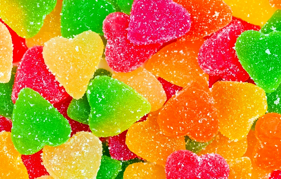 Мармеладки сердечки