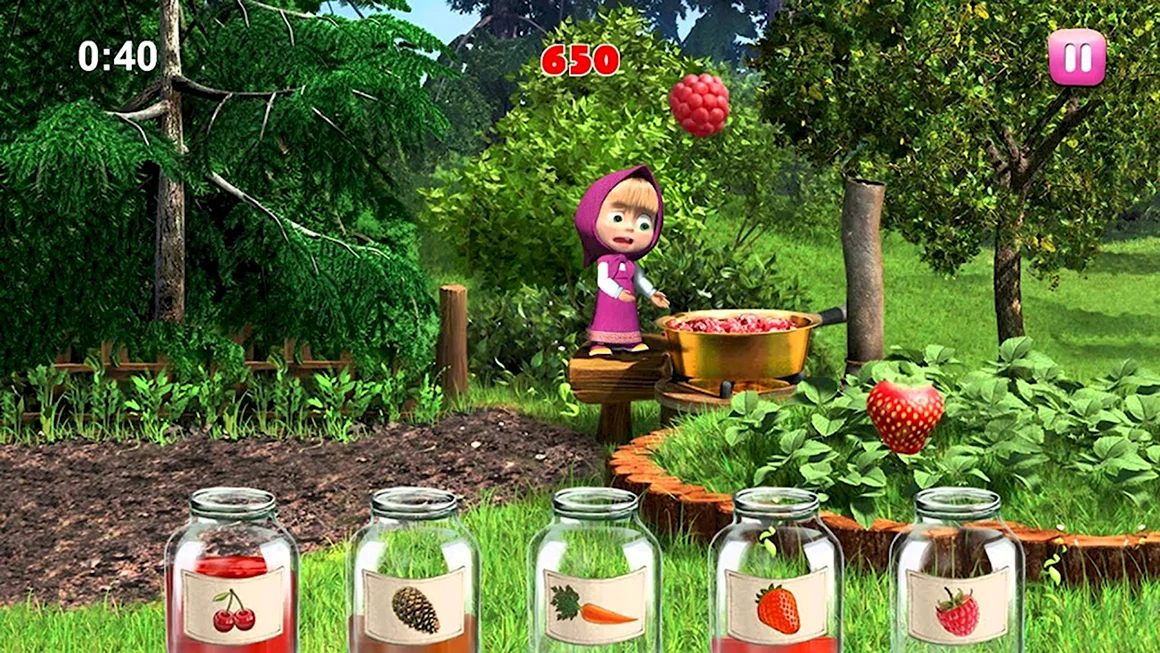 Маша и медведь варенье игра