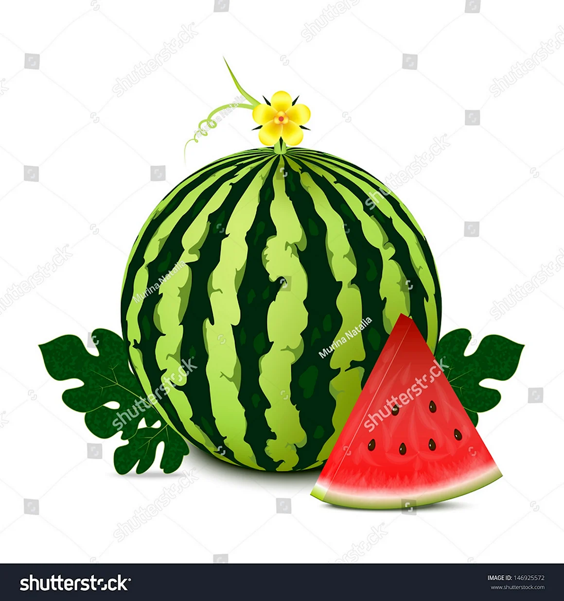 Маска арбуза для детей