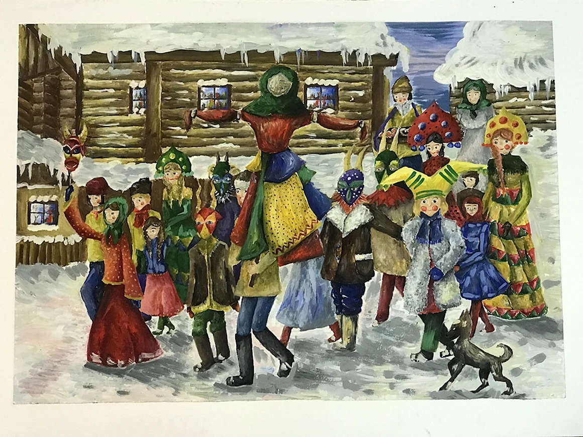 Масленица Заигрыш Скоморохи