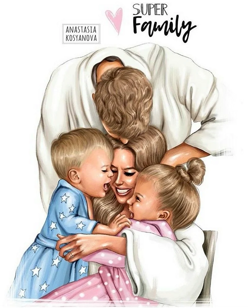 Мать и младенец арт