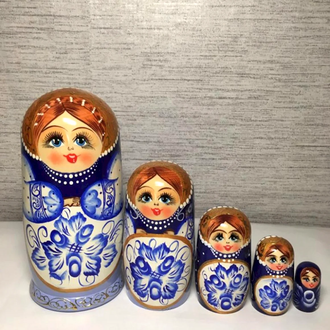 Матрёшка Гжель