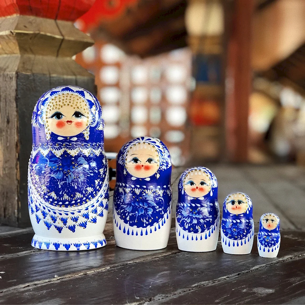 Матрёшка Гжель
