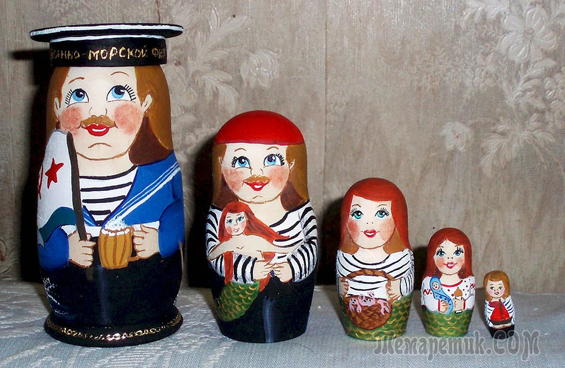 Матрешка солдатик
