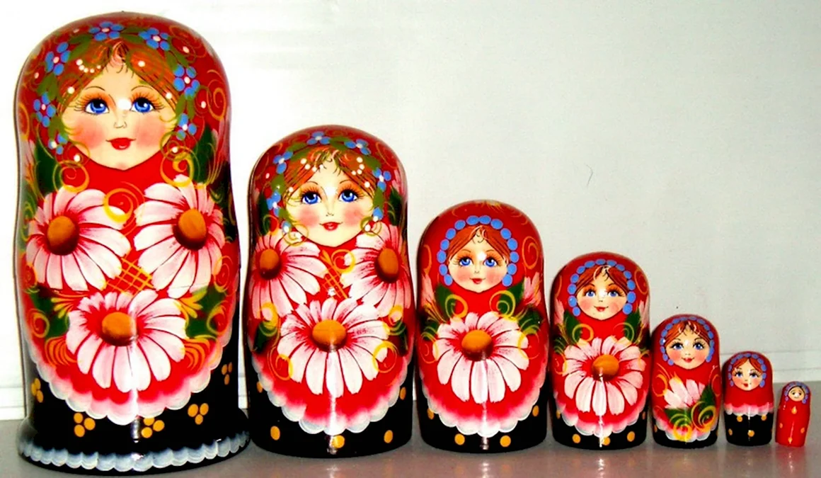 Матрешка Урало Сибирская роспись