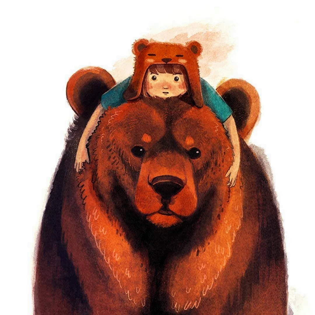 Медведь арт