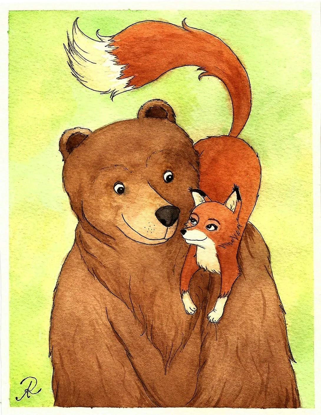 Медведь и лиса
