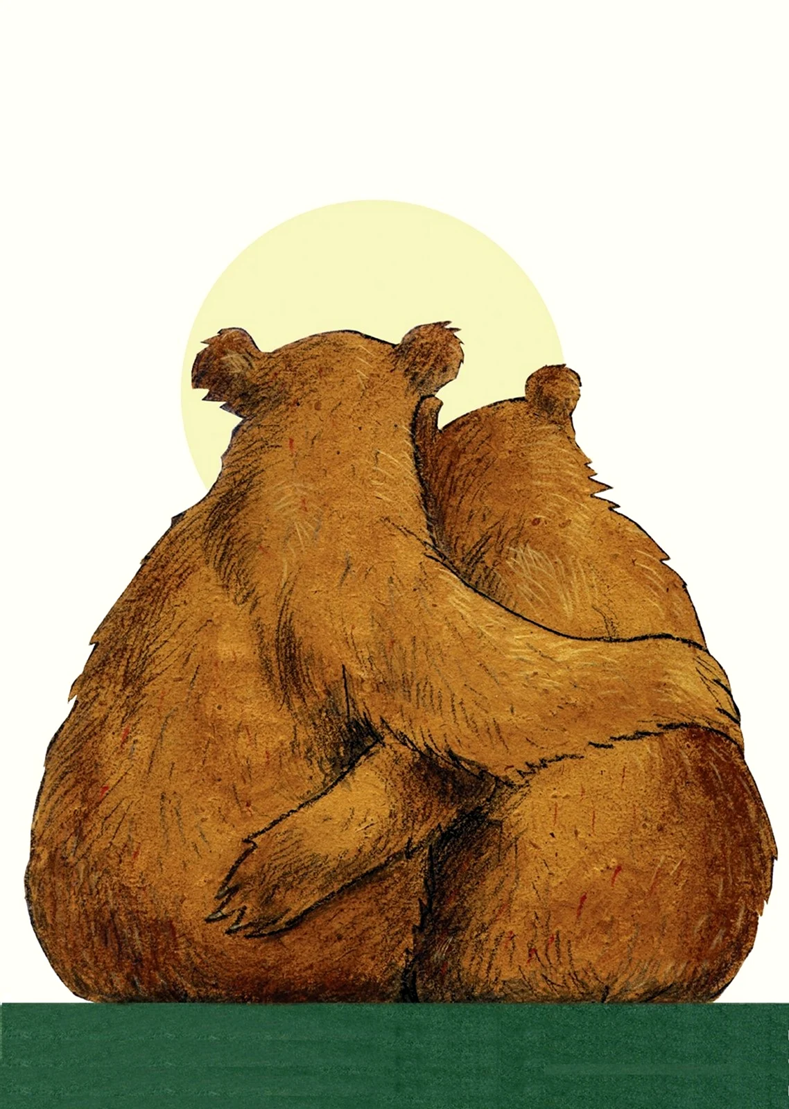 Медвежонок обнимает