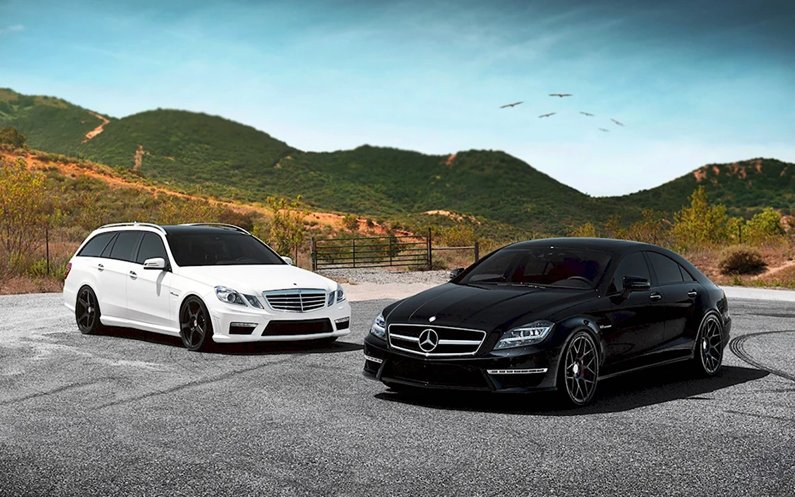 Mercedes Benz e63 AMG черный