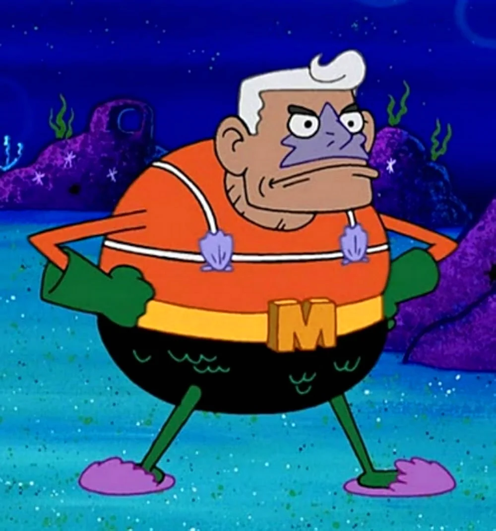 Mermaid man Спанч Боб