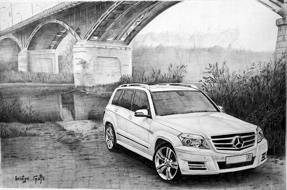 Мерседес GLK 350 раскраска