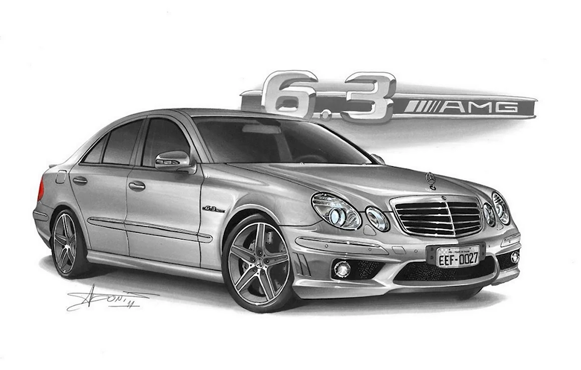 Мерседес w211 раскраска