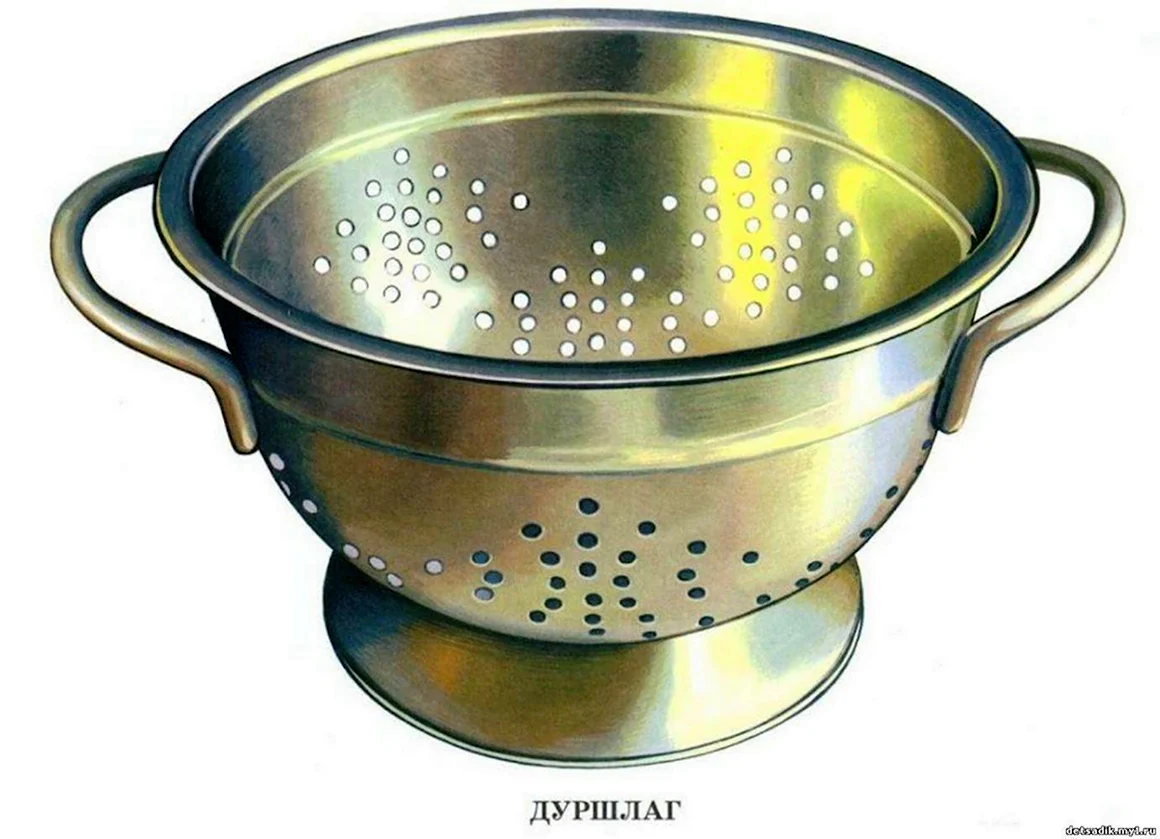 Металлическое сито в кастрюлю