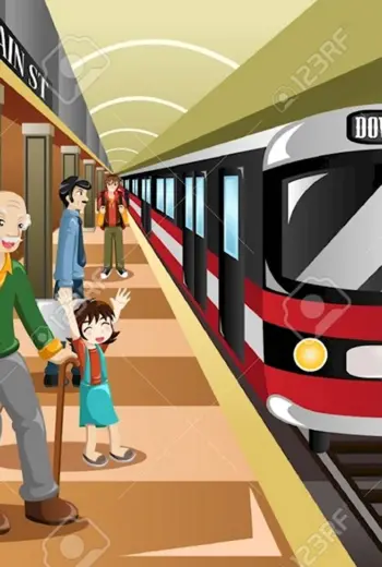 Метро мультяшное
