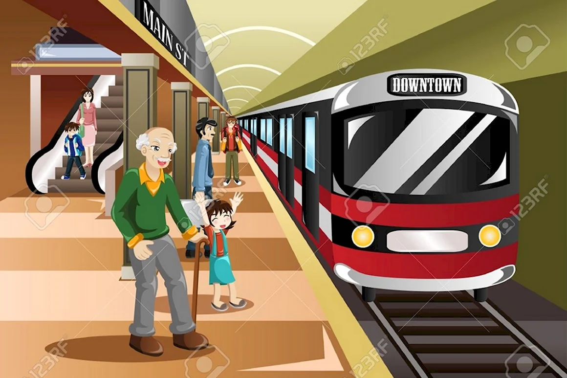 Метро мультяшное