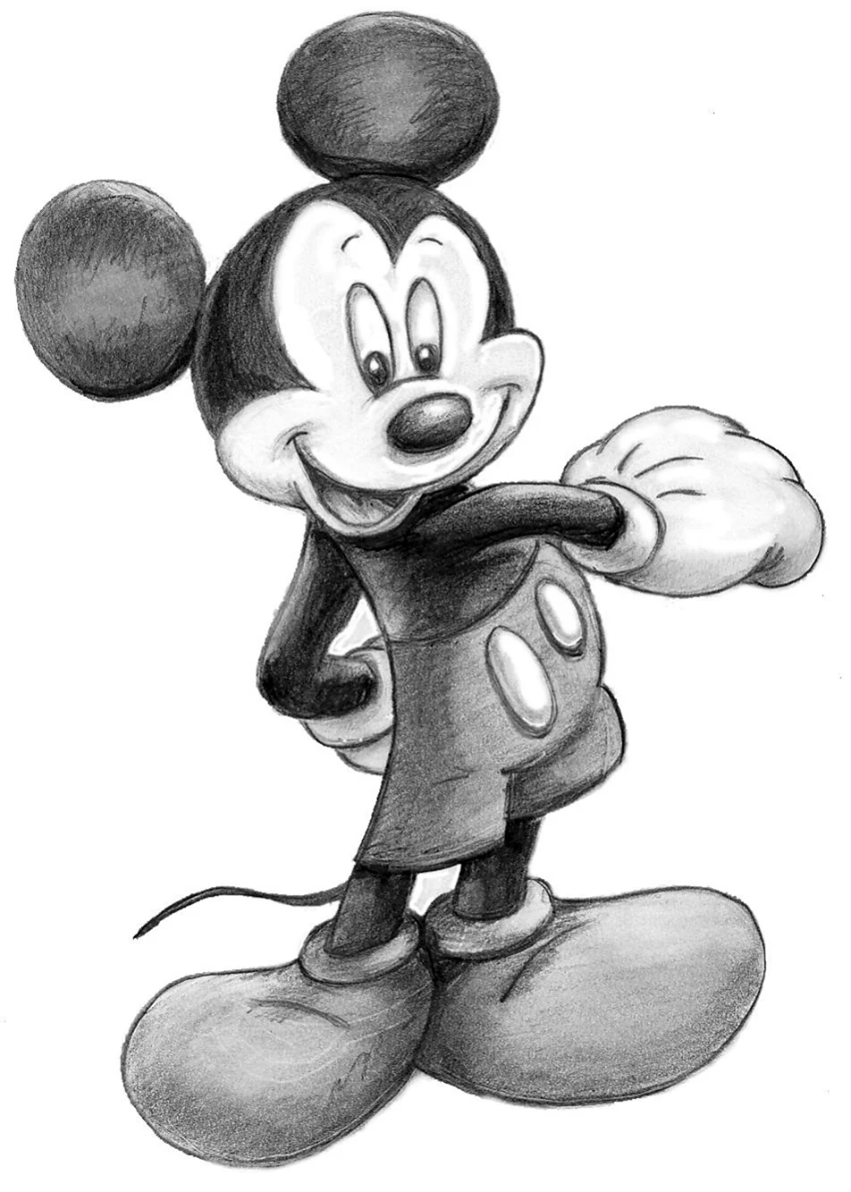 Mickey Mouse karakalem
