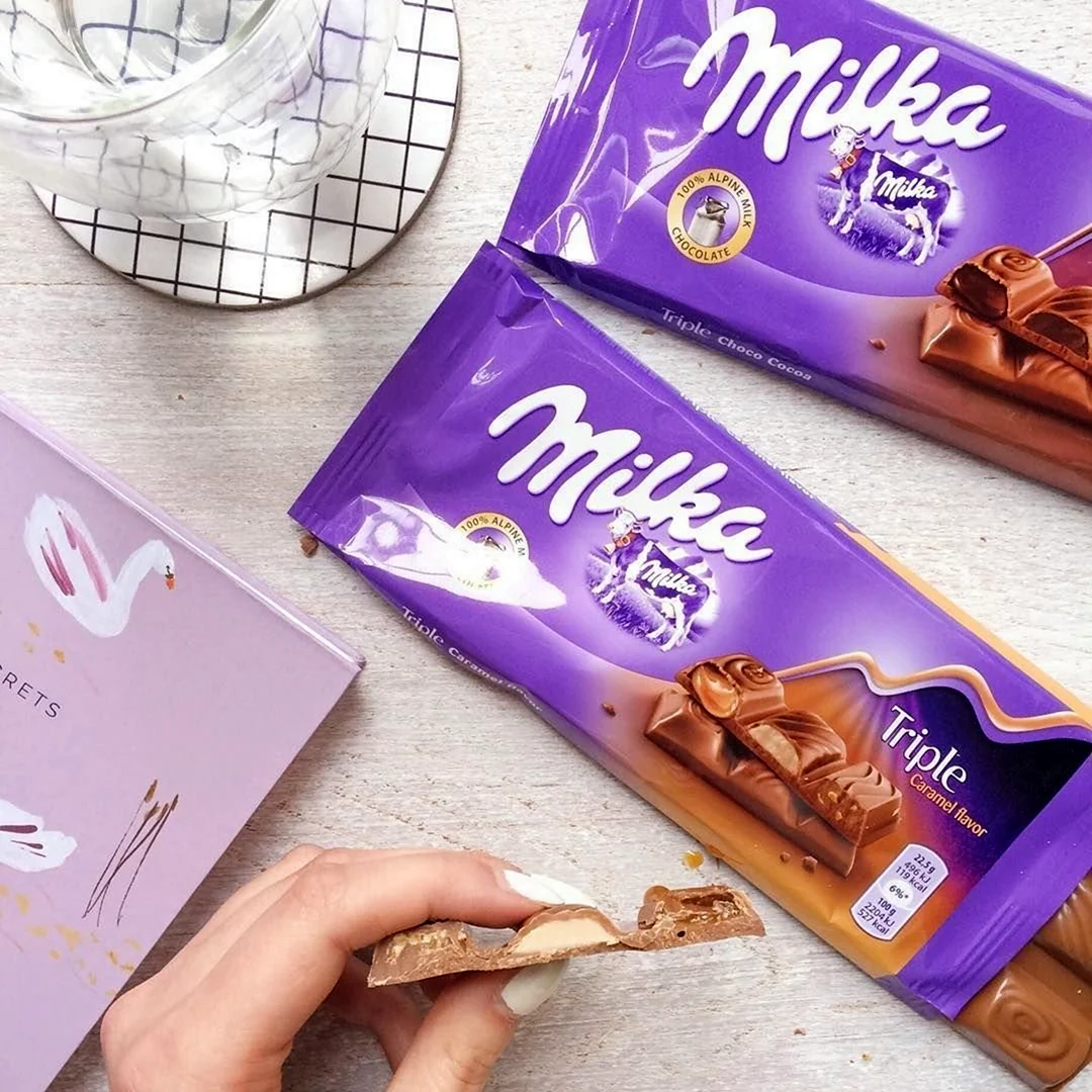Milka шоколад Эстетика