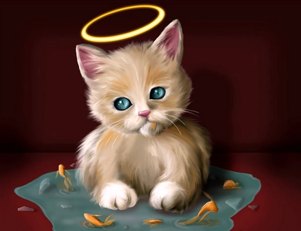 Милые котики анимация
