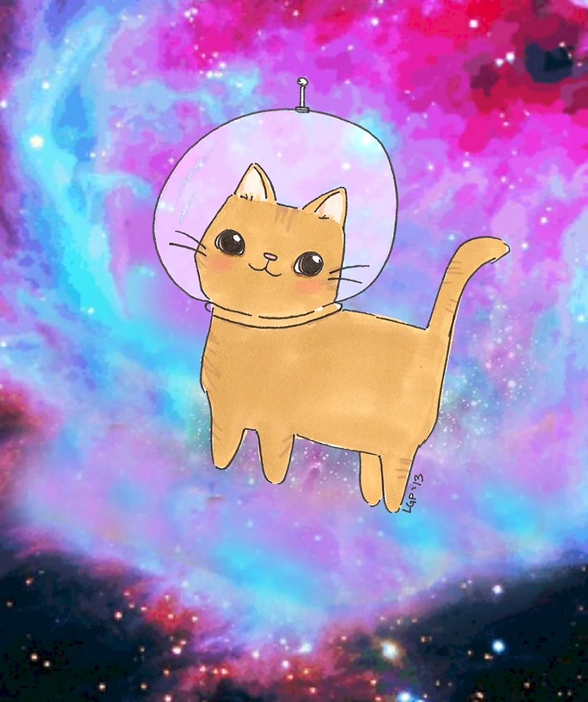 Милый космический кот