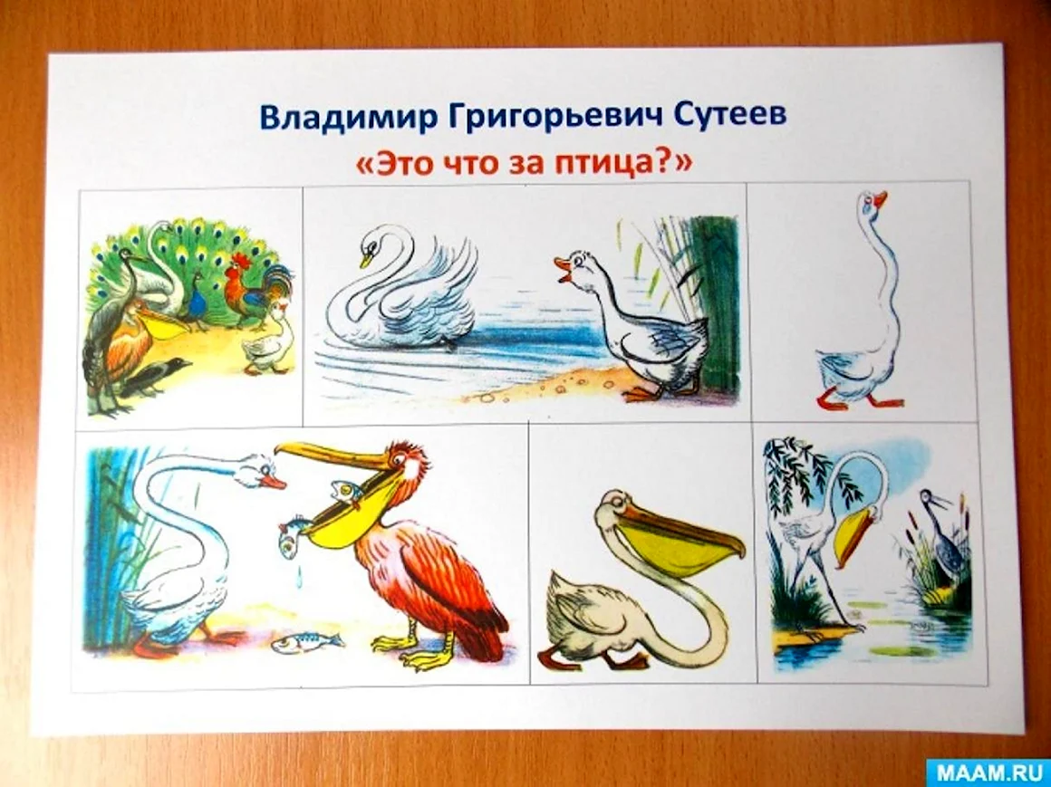Мнемотаблицы по сказкам Сутеева