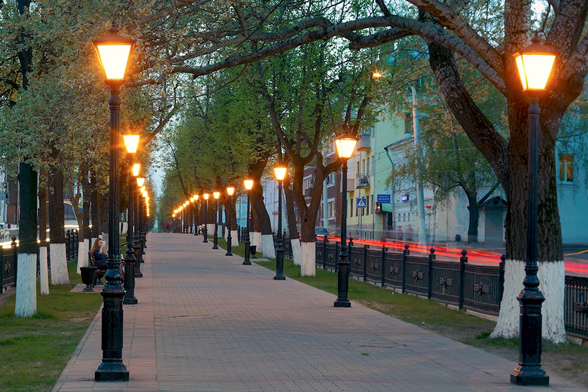 Мончегорский Арбат фонари