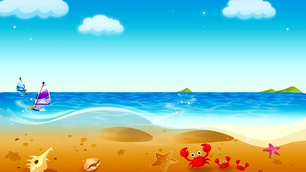Море мультяшное