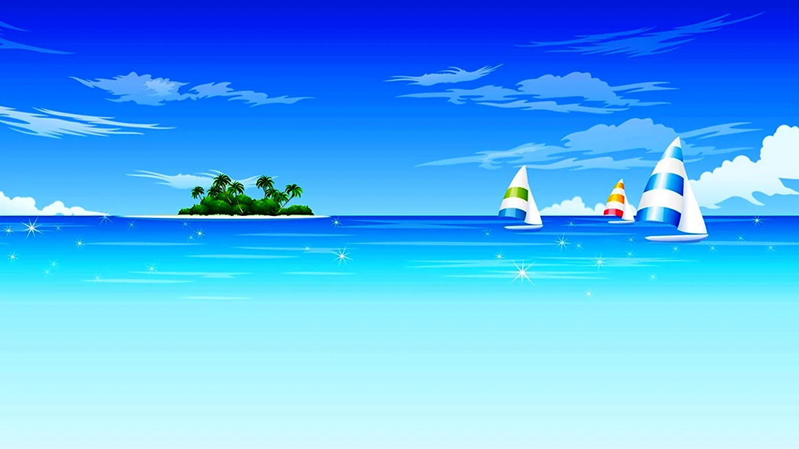 Море мультяшное