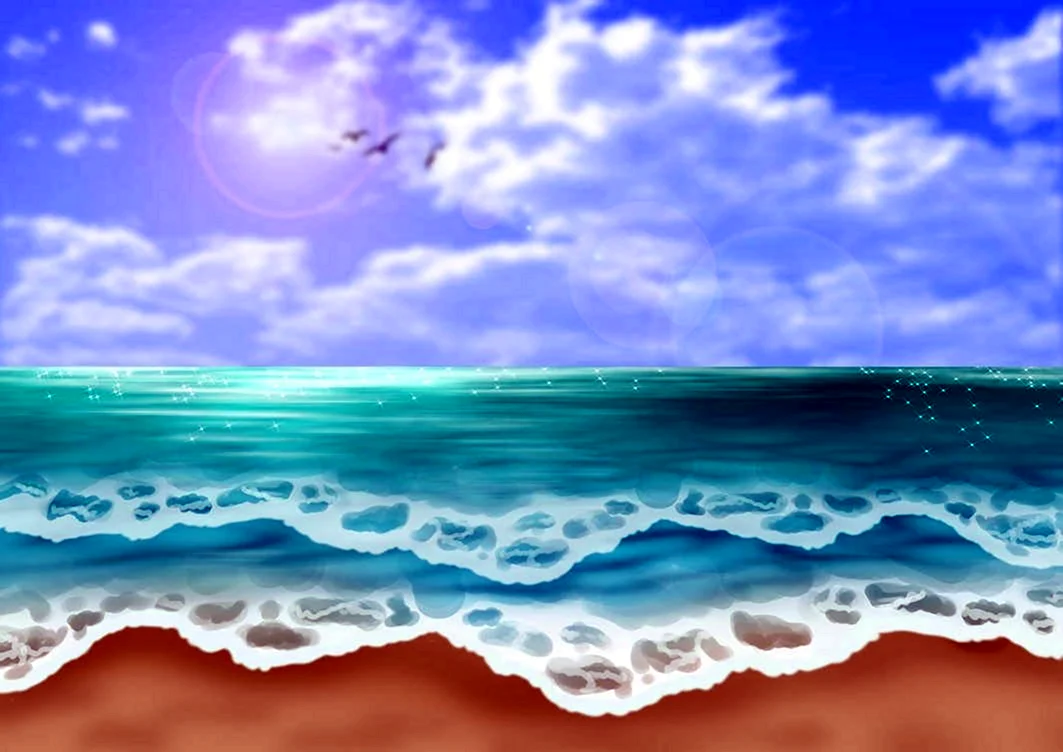 Море мультяшное