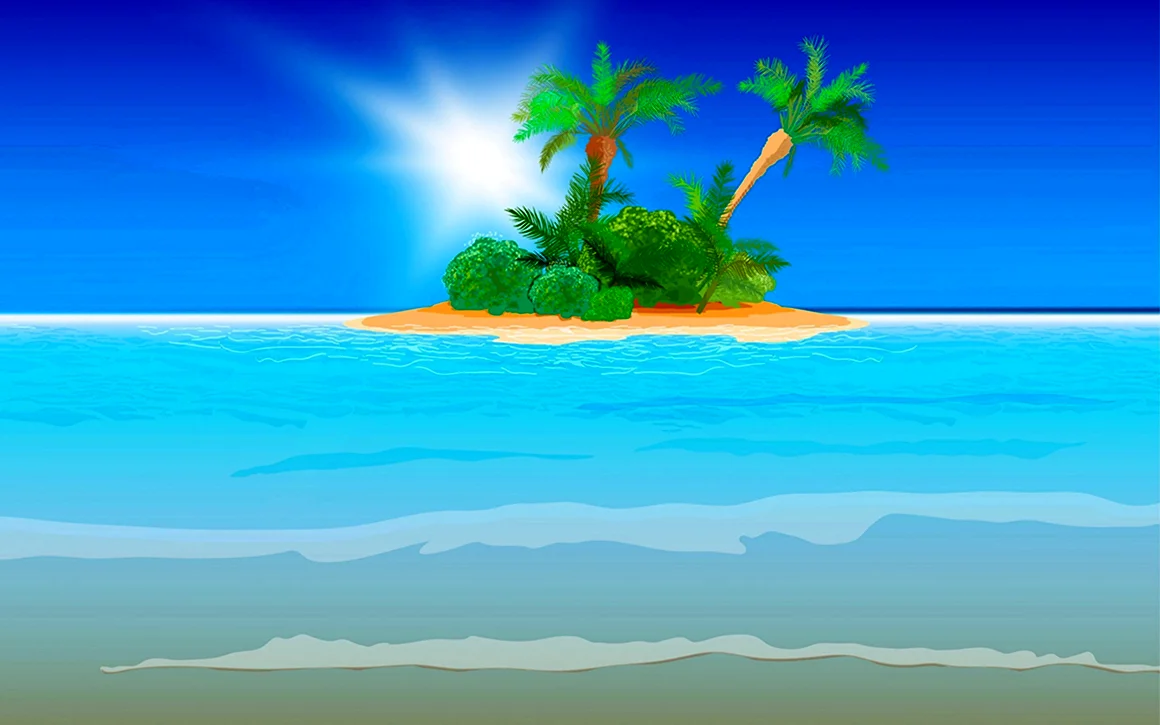 Море мультяшное