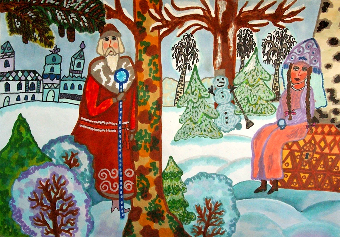 Морозко рисунок