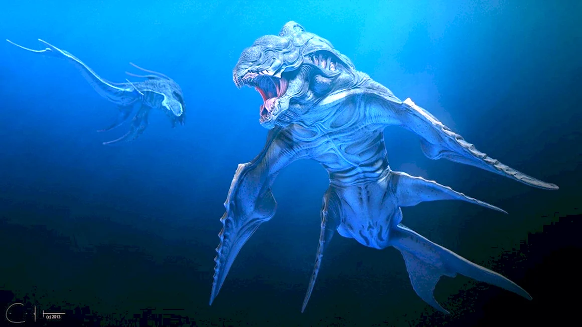 Морские монстры Subnautica