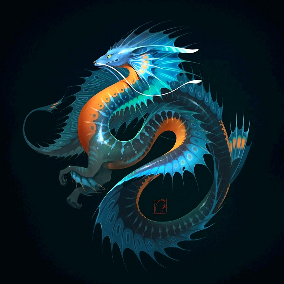 Морской дракон Draco Marinus