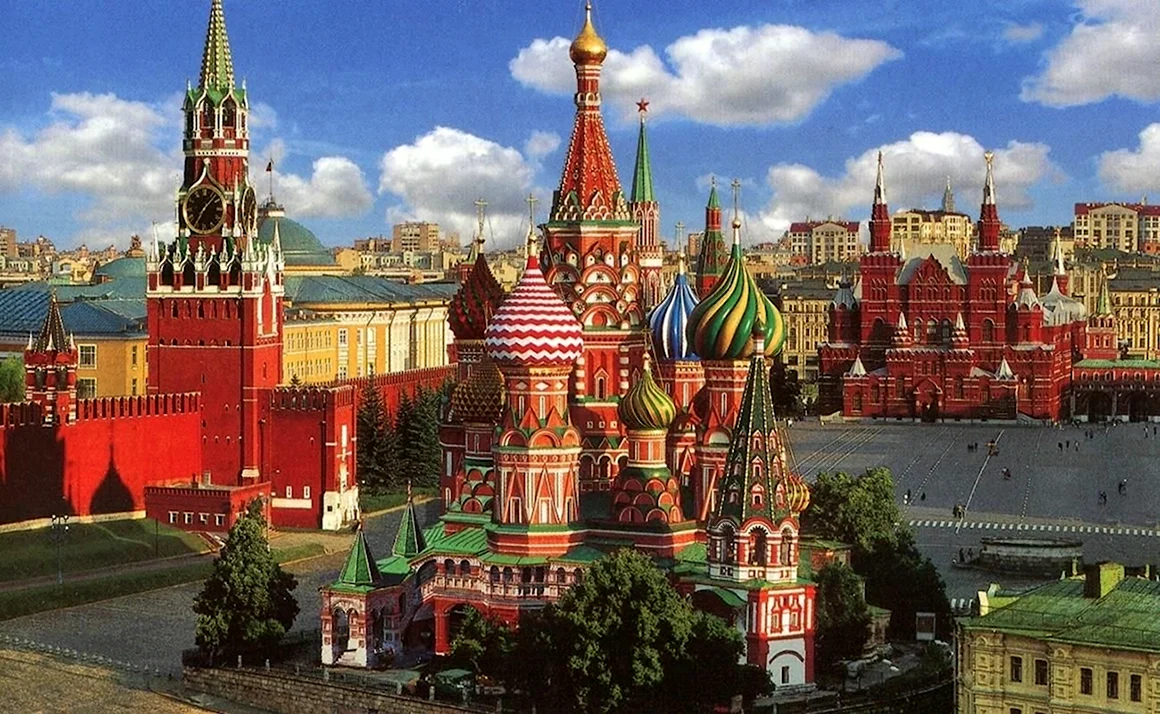 Московский Кремль и красная площадь